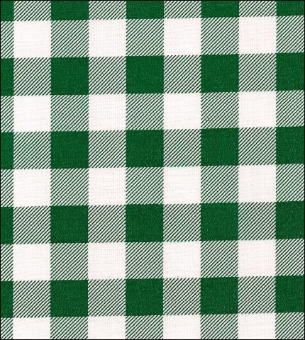 oilcloth by the yard large gingham green swatch
