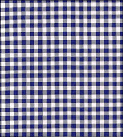 Navy Gingham Check oilcloth 