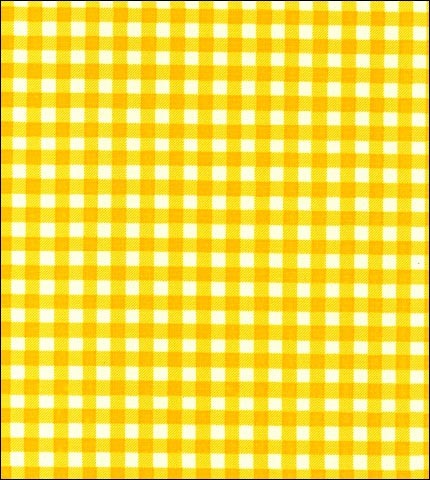 oilcloth by the yard gingham lemon yellow swatch