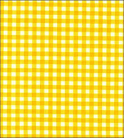 Yellow Gingham Check oilcloth