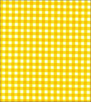 Oilcloth Fabric Swatch Yellow Gingham Check  checkered 