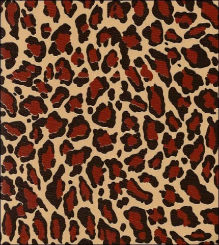 oilcloth by the yard leopard swatch