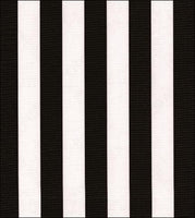 Black and white  Stripe oilcloth