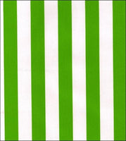  Lime Stripe oilcloth fabric