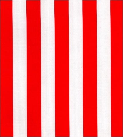 oilcloth by the yard stripe red swatch