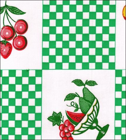 oilcloth by the yard teapot green swatch