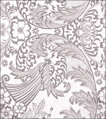 oilcloth by the yard toile silver swatch