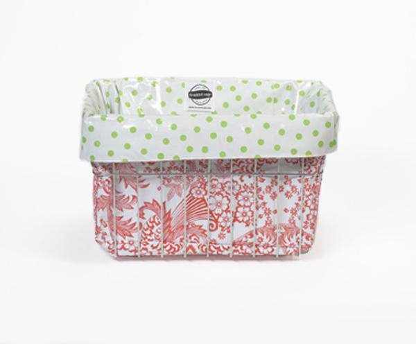 freckled sage toile orange bike bag 3