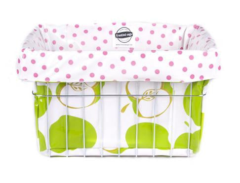 freckled sage mod apple green bike bag