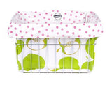 Freckled Sage Oilcloth Bike Bag Mod Apple Green
