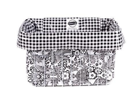 freckled sage toile black bike bag 