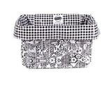Freckled Sage Oilcloth Bike Bag Toile black 