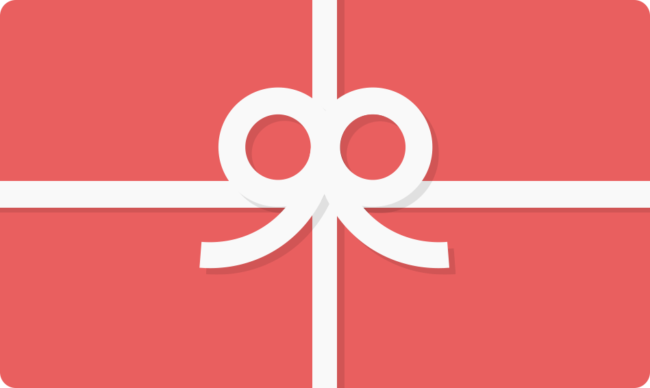 gift card red box with a box