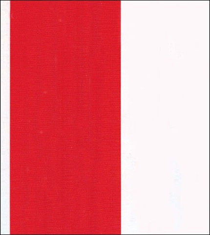 oilcloth by the yard fat stripe red swatch