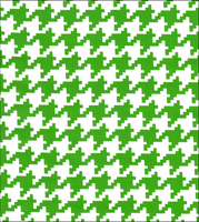 Lime Houndstooth oilcloth fabric