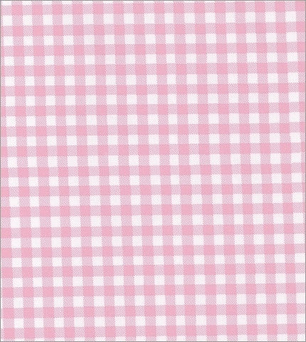 Gingham - Pink Oilcloth – Oilcloth By The Yard