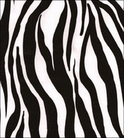 Zebra oilcloth fabric