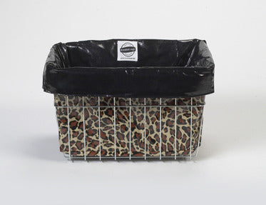 Freckled Sage Oilcloth Leopard bike bag 1