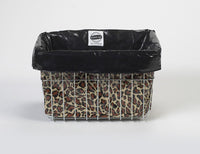 Freckled Sage Oilcloth Bike Bag Leopard