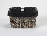 Freckled Sage Oilcloth Bike Bag Leopard