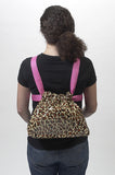 Freckled Sage Oilcloth Bike Bag Leopard