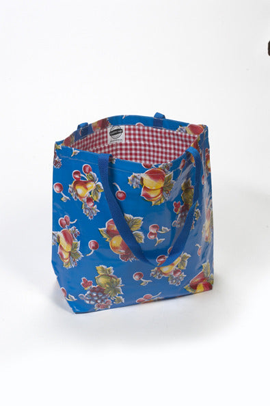 freckled sage retro blue market bag