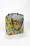 Freckled Sage Market Bag in Strawberry on Yellow